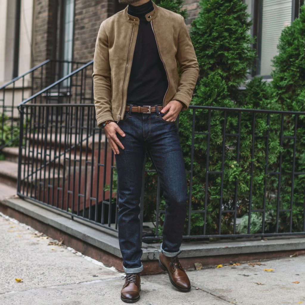 Racer Jacket | Taupe - Image 3