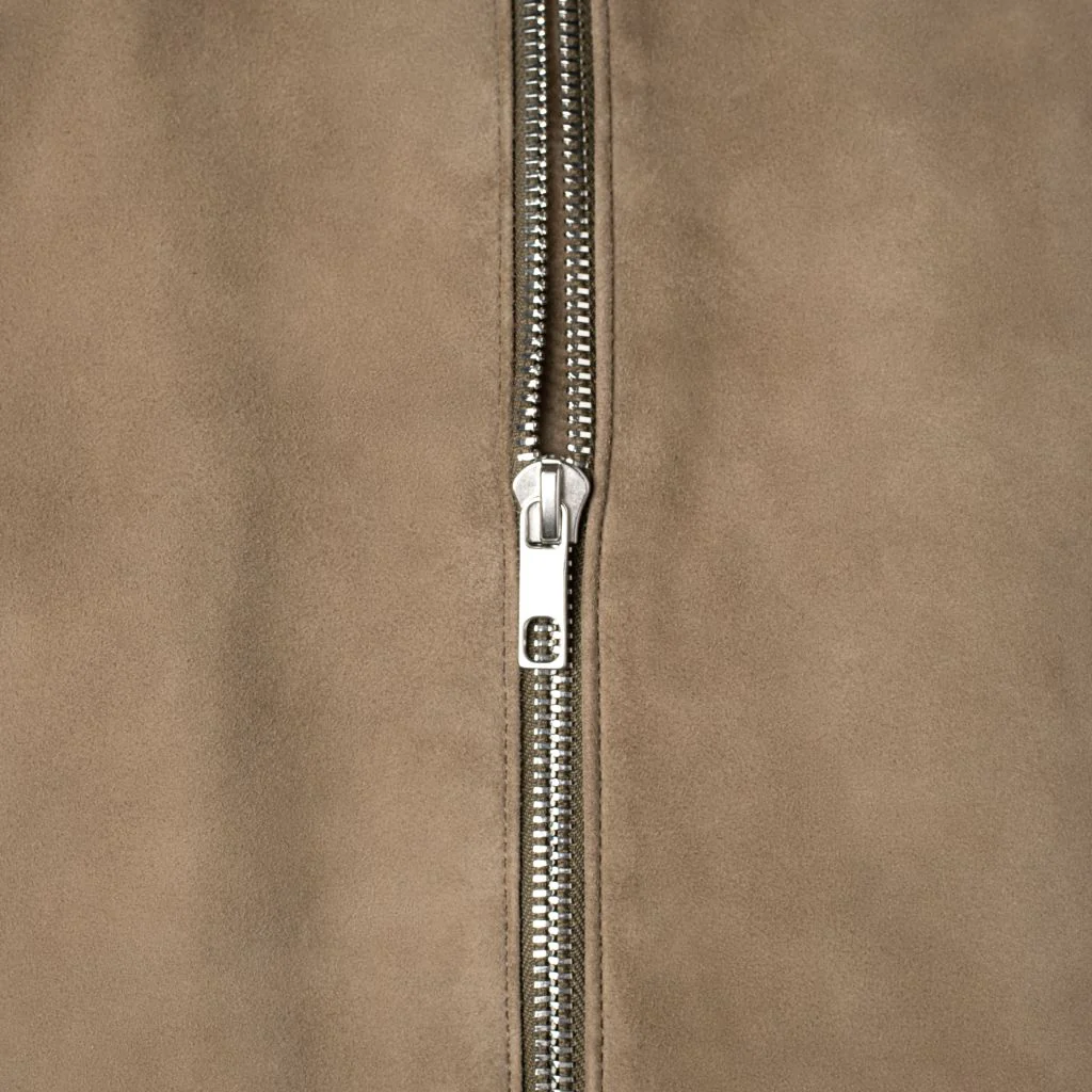 Racer Jacket | Taupe - Image 9