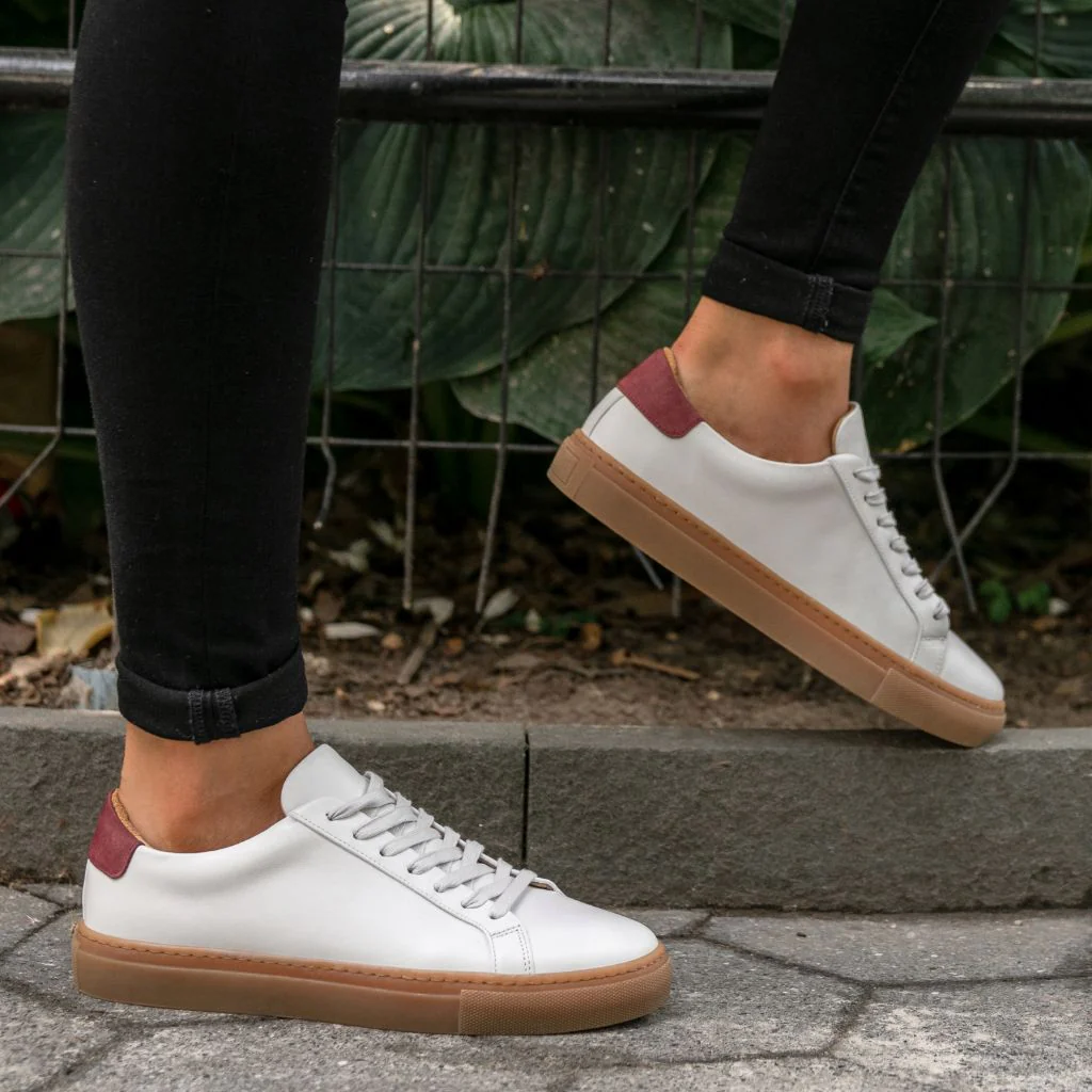Women's Legacy | White x Burgundy - Image 8